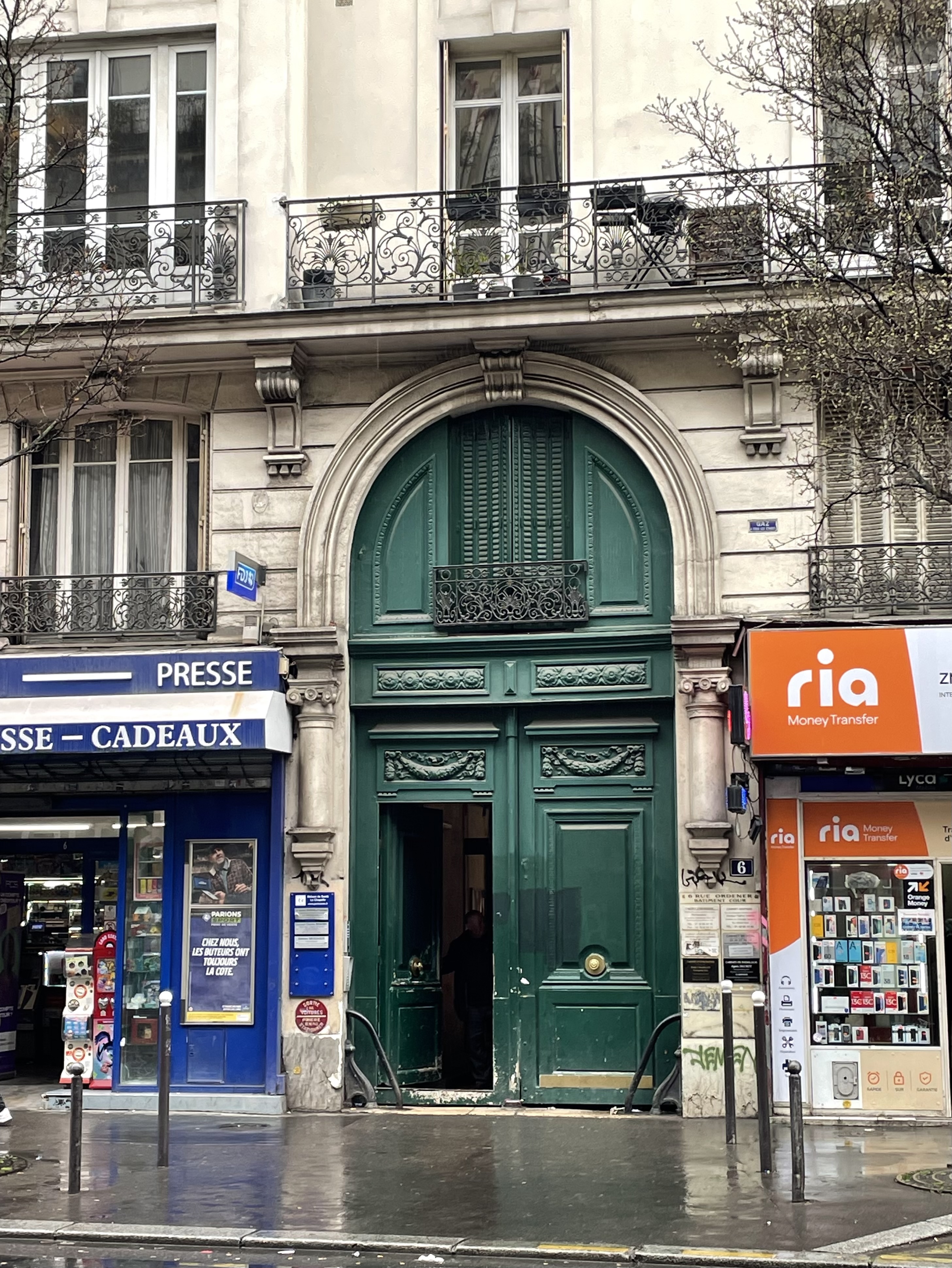 L'appartement de la famille Kofman, 6 rue Ordener.
